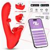 InToYou App Series Franky Biting and Rotating Ball Vibrator with App Red