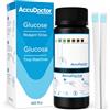ACCUDOCTOR Check test 100x Strisce Test Urine per Glucosio AccuDoctor - Striscia Reattiva Urina per Controllo Glicemia e Diabete, Stick Test Urinario Rapido, Monitoraggio Livelli di Glucosio, Kit 100 Confezione