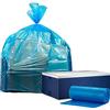 Plasticplace Sacchetti per la spazzatura per riciclaggio da 12-16 galloni │ 1,2 mil │ Sacchetti della spazzatura blu │ 61 x 78,7 cm (250 pezzi)