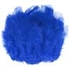 M METERXITY 100-Pack Piume Sella Gallo, 1.6-3 Pollici / 4-8cm Piume Soffici Naturali all'Ingrosso per Artigianato/Matrimoni/Acchiappasogni/Decorazioni Fai da Te [Blu Zaffiro]