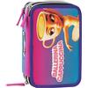 PANINI SCUOLA Astuccio Scuola Corredo 3 Zip Brainrot Ballerina Cappuccina
