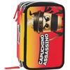 PANINI SCUOLA Astuccio Scuola Corredo 3 Zip Brainrot Capuchino Assassino