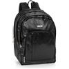 PANINI SCUOLA Zaino Scuola Organizzato Porta PC Comix Glazed Nero