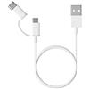 XIAOMI Mi 2-in-1 USB Cable Micro USB to Type C (30cm) White 15304