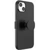 PopSockets Custodia per iPhone 14 Plus con impugnatura e scivolo, custodia per iPhone 14 - Nero