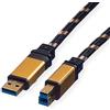 ROLINE GOLD Cavo USB 3.0 tipo A-b 1,8m