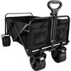isotrade Carrello Pieghevole Larghezza Ruote Pesante 100 KG Con Freno 23084