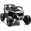 LEAN TOYS Buggy Auto Elettrica Da Bambino Offroad 24V 4x200W EVA Pelle LED RC MP3 Bianco