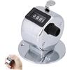 Hapivida Contatore Manuale, Clicker Tally Counter a 4 Cifre in Metallo, Contatore Portatile per Conteggio, Golf, Scuola, Eventi