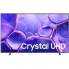 Samsung Crystal UHD 65" UE65U8000FUXZT 4K, Processore Crystal 4K, HDR, Smart Experience, OTS Lite & Adaptive Sound, Metal Strea