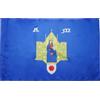 AZ FLAG Bandiera Città di Montpellier 90x60 cm Poliestere 100D Asola | Uso interno ed esterno bandiera decorativa francese doppie cuciture e bordi rinforzati con guaina per asta