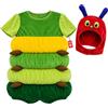 Morph Costume da Bruco per Neonati e Bambini, Vestito Carnevale Animale Bambini, Costume Halloween Divertente Neonati S