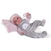 MUÑECAS ANTONIO JUAN S.L. Bambole Antonio Juan | Baby Toneta Posturite con Camita | Corpo Articolabile 34 cm | Ref. 70363 - Collezione 2024