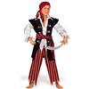 Ciao-Pirata costume bambino (6-8 anni), Rosso/Nero/Bianco, 10185.6-8