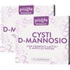 +LIFE D Mannosio Cistite con Mirtillo Rosso Vie Urinarie PiùLife - Con Cranberry, 2000 mg dmannosio puro e Fermenti Lattici - Benessere Intimo Femminile, anche in caso di Candida Vaginosi - 90 compresse