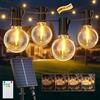 FIFlying Catena Luminosa Esterno Solare 12M 14+1 G40 Lampadine LED Luci Solari per Esterni 19 Modalità Impermeabile Luci Solari Esterno con 26 LED per Giardino Terrazze Campeggio Patio Gazebo Matrimonio Feste