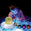 Kingmaled Luci sensoriali da 16 W con app + scintillio + luci per tende in fibra ottica attivate dal suono, per stanze sensoriali/bambini autistici, resistenti e durevoli (3 x 0,75), cavi per punti di