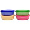 Tupperware Ciotola in plastica (1000 ml, multicolore) - 4 pezzi - Multicolore