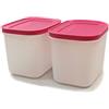 TUPPERWARE Contenitore Pinguino da 1,1 L bianco rosa (2) 8308