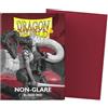 Cartemagic Dragon Shield bustine protettive NonGlare Blood Red 100 pezzi