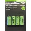 Smart Solar Lotto di 4 Pile ricaricabili 2/3 AA 10 mAh per prodotti solari