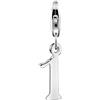 Nenalina charm numero 1 in argento per donna 713256-000
