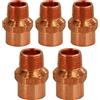Supply Giant SUPPLYGIANT DDNA0120-5 Connessioni Sweat x MIP, Rame, 1/2 X 1/4