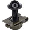 Yosoo Set di Dadi di Montaggio per Moto, M5 Bolt Fairing Body Bolt Kit 10pcs Vite Spire Speed Fastener Clip Dado(Nero) viti carene moto,kit viti fissaggio carene c650,ganci rapidi carene,viti carena mo für