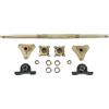 Fockety Kit Albero ASSE Posteriore da 24 Pollici, Kit di Montaggio ASSE Posteriore Go Kart ATV, Mozzi Antiurto in Metallo, Adatto per ATV 50-150CC Fai da Te, Quad, Drift Trike
