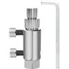 Xiciki Utensile per svitare le filettature, tubi rotti, estrattori per tubi G1/2 G3/4 G1 pollici, set di estrattori con chiave a svitamento per valvole angolari