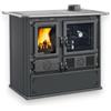Nordica Cucina a legna in acciaio 8.8 Kw 103x65xH85 cm antracite 5.0 Steel Nordica