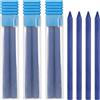 PATIKIL 16Pcs Mina Per Matita Da Carpentiere 5.6mm 2B Mina Solida Blu | Asciutta Resistente Alla Rottura, Per Matite Meccaniche Da Carpentiere Costruzione Disegno Artistico