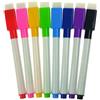 Xiedeai 8 Pezzi Pennarelli Lavagna Bianca Cancellabile Punta Fine Marcatore a Secco Pennarelli Lavagna Magnetica Cancellabili per Adulti Bambini Ufficio Casa Scuola, 8 Colori Assortiti