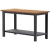 SOGI Banco da lavoro SOGI X3N_100L - 1.5 m - piano in legno - grigio antracite