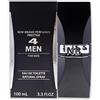 New Brand 4 Men Cologne by New Brand Eau De Toilette Spray 3.4 Oz. by New Brand
