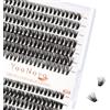 YOONOYA Ciglia Finte Naturali Ciuffetti Estensione Ciglia Individuali 280pcs 0.07mm 30D+40D 9-15mm D Curl Lunghezza Mista Ciglia a Grappolo DIY Individuali(30D-40D, 9-15mm-MIX)