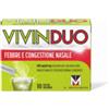 A.MENARINI IND.FARM.RIUN.SRL Rimedio Per Febbre E Raffreddore Vivinduo Febbre E Congestione Nasale Orale 10 Bustine 500 Mg+ 60 Mg