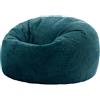 icon Classico Poltrona Sacco, Verde Acqua, Velluto a Coste, Pouf Poltrona con Riempimento Incluso, Pouf Sacco, Camera da Letto, Soggiorno, Mobili Soggiorno
