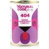 Natural Code 400 For Dog Cibo Umido per Cani Adulti - 6x400 gr - Manzo Patate Dolci e MIrtillo