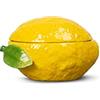 BY ON ByOn Lemon 5228624410 - Ciotola con coperchio a forma di limone, 13 x 9 x 8 cm, colore: Giallo