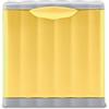 Stefanplast pattumiera amica eco-space 20lt. giallo paglierino