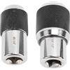 Fafeicy Set di Adattatori per Rubinetto con Maschi M3-M12, 2 Pezzi, 3/8 Pollici, Materiale Hascrome, con Alesatori ed Estrattori