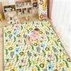 Aolso Tappeto Gioco Bambini,150x200cm Tappeto Neonato,Tappetone Neonato Pieghevole Morbido & Spessa,Perfetto per Bambini 1 2 3 Anni-Leone Elefante
