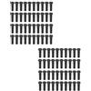 Dilwe Capezzoli per Raggi Bicicletta, Protezione Anticorrosione e Antirilassamento, Capezzoli Raggio 14G 80 Pezzi Lunghezza 14mm, for Ciclisti Strada e Città