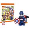LEGO Marvel Avengers Super Heroes Minifigure - Captain America (with Shield and Helmet) Limited Edition