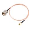 sourcing map SMA maschio a UHF PL-259 maschio RG316 RF cavo coassiale