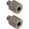 SG Store 2x Adattatore Per Antenna Telescopica 3/8x24 UNF Femmina A M10x1,5 Maschio Utilizzato Per Collegare La Base Dell'antenna Magnetica CB