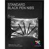 Wacom Punte di ricambio Wacom 5 punte nere per Wacom Intuos4 Large, Medium, Small, Wireless, X-Large (ACK-20001) [ACK-20001]