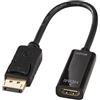 Lindy Adattatore Lindy 41718 DisplayPorta a HDMI 4K PASSIVO Nero