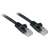 Lindy Cavo di rete Lindy Cat6 U/UTP 3m Basic Nero [LINDY48194]